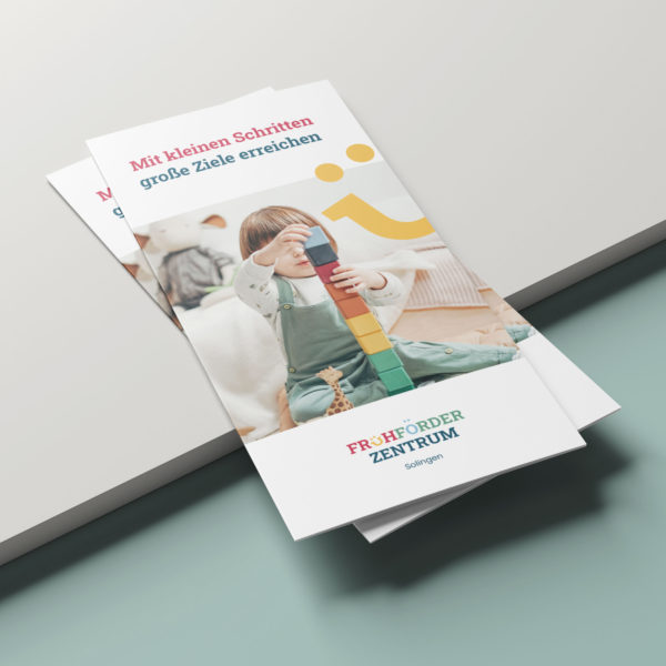 Flyer Brand Design für Frühförderzentrum Solingen – Designtouch Agatha Grapenthin